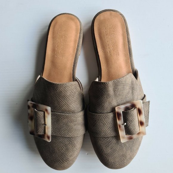 Walnut Melbourne Meadow Slide On Mules Size 39 - Picture 2 of 6